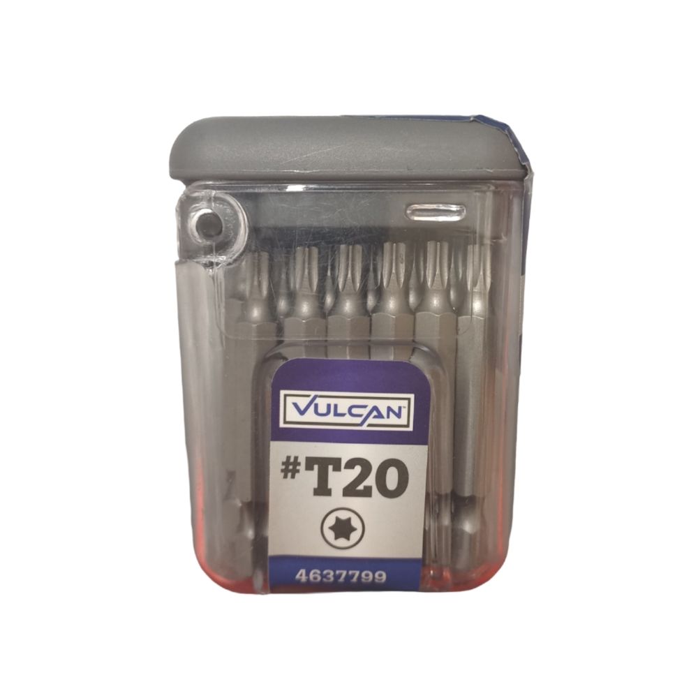 Vulcan No 2in Star Bit T20 18pc