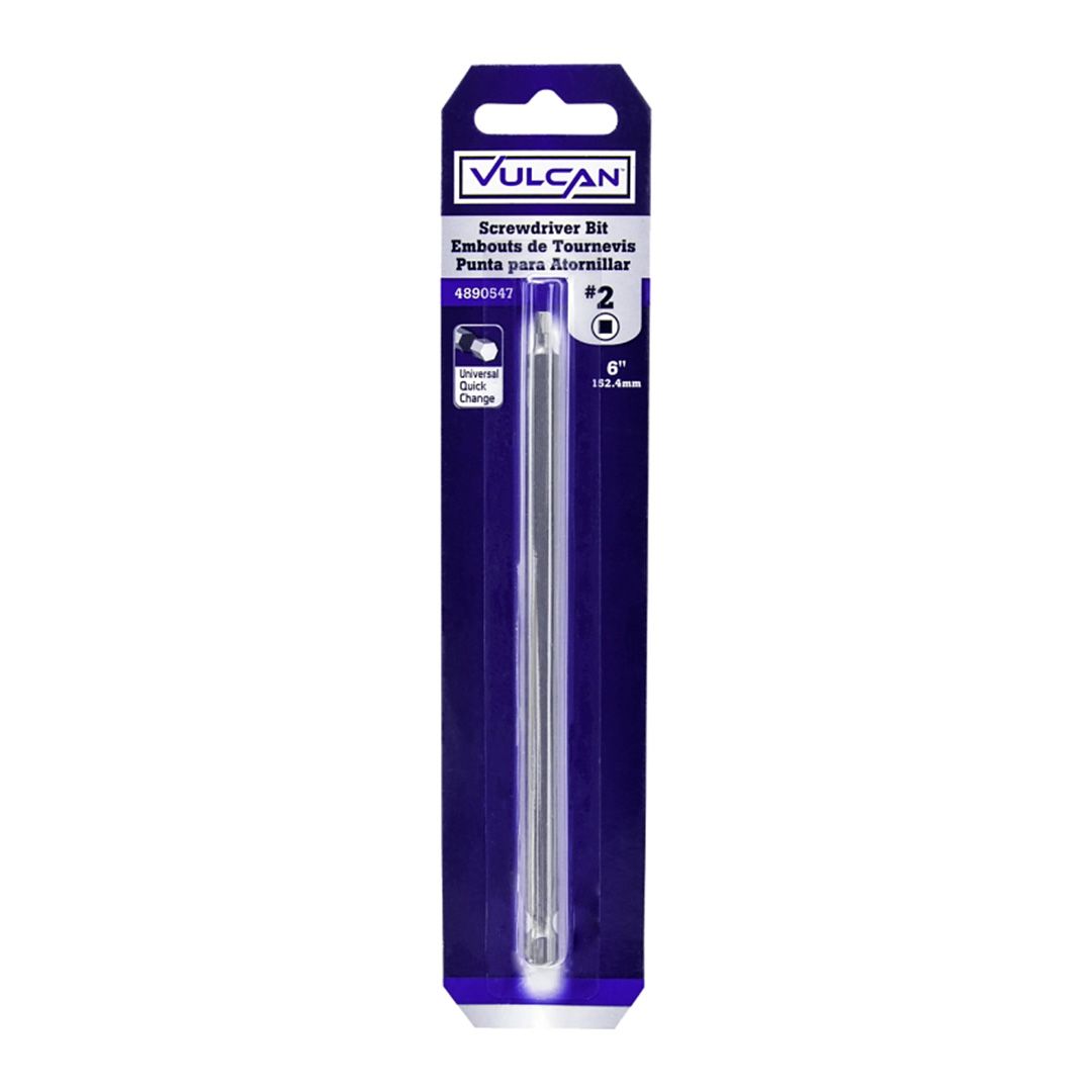No 2 Square Screwdriver Bit 6 In