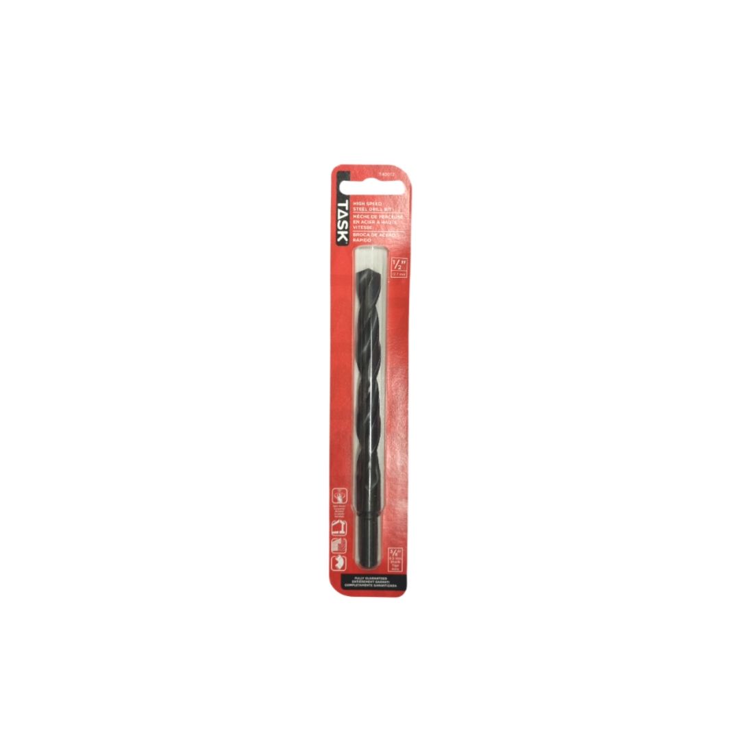 CYG TASK Hss Drill Bit 1/2 In - 3/8" Red. Shank