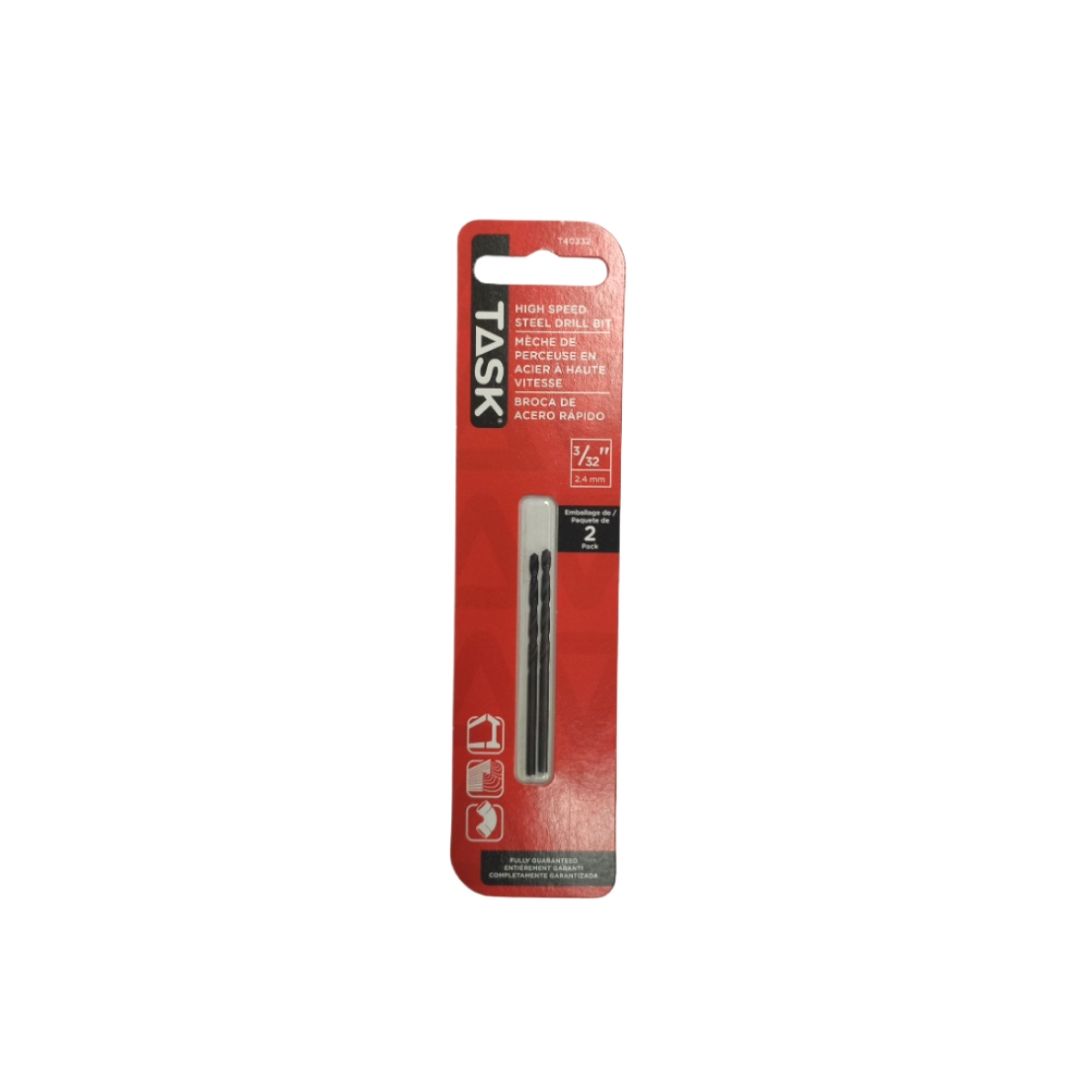 CYG TASK HSS  Drill Bit - 3/32" 2 Pack