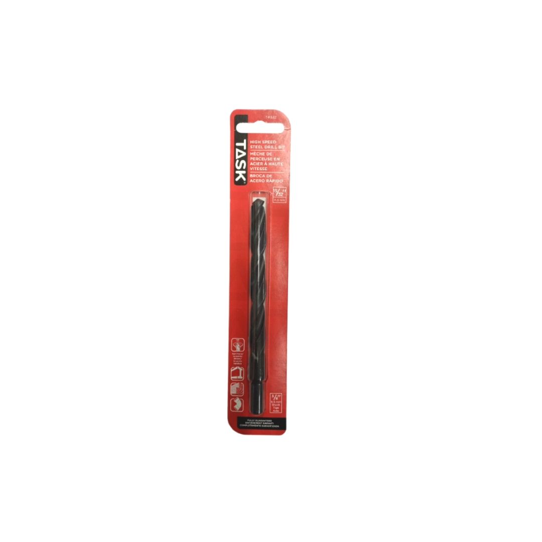 CYG TASK Hss Drill Bit 15/32 In - 3/8" Red. Shank