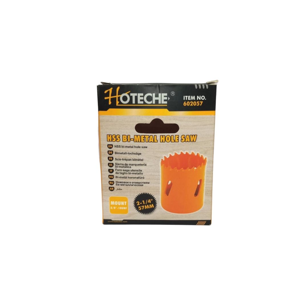 HOLE SAW HSS BI-MTL 57MM HOTEC