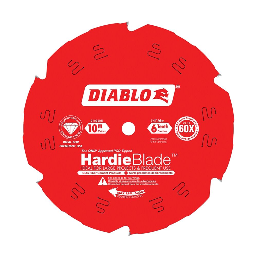 Diablo 6 Tooth Fiber Saw Blade 7 1/4 In