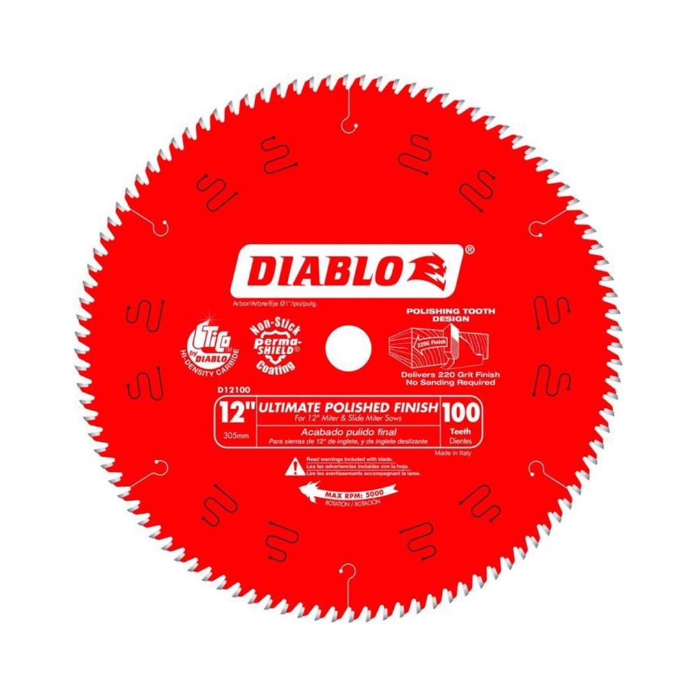 Diablo Finish Tooth Circular Saw Blade 12 In