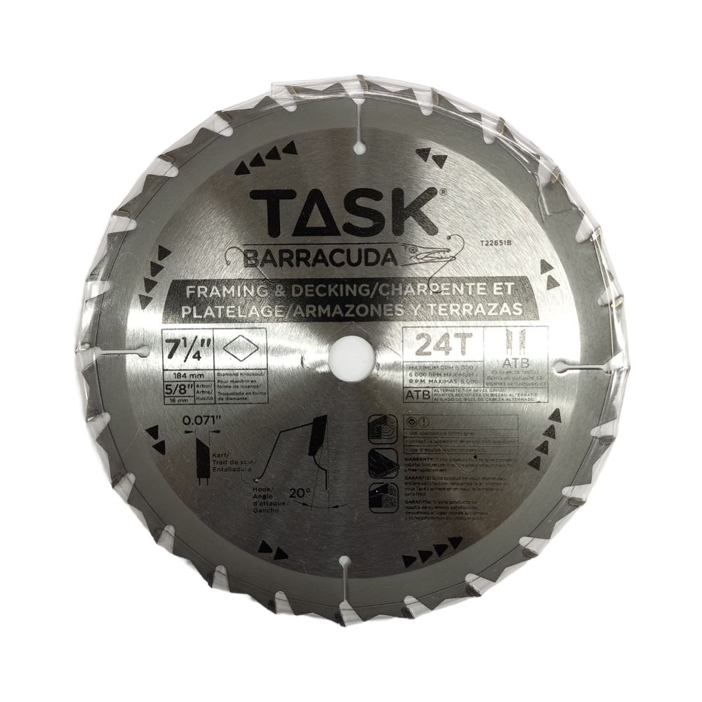 CYG Task Circle Saw Blade Thin Cut 7-1/4"x24T
