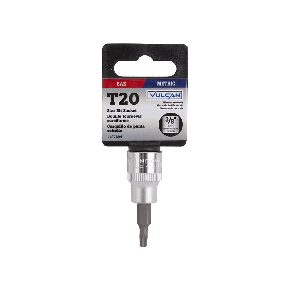 Vulcan T20 Star Bit 3/8 Drive