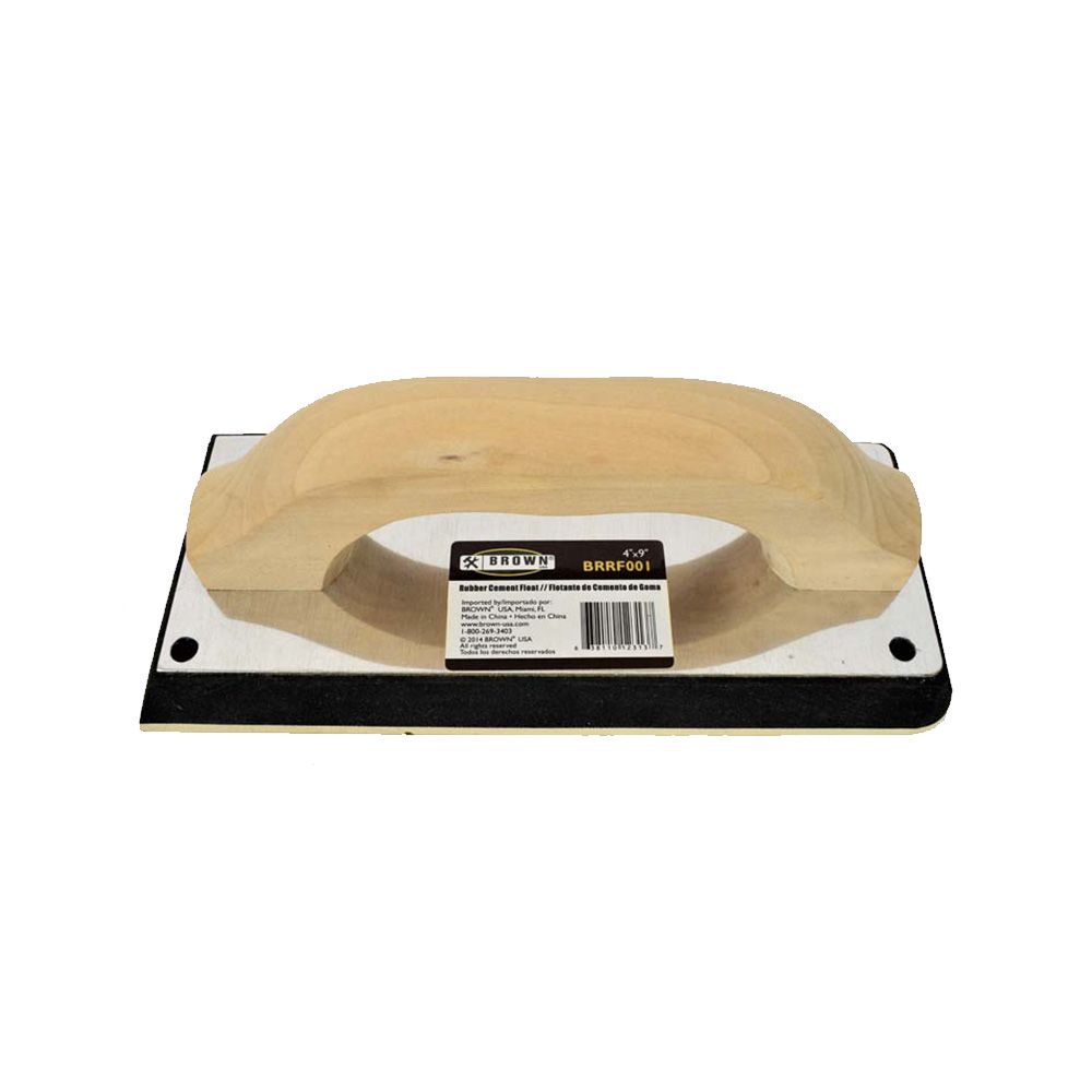 Brown Rubber Float 9 1-2 X 3 3-4 Brown Usa