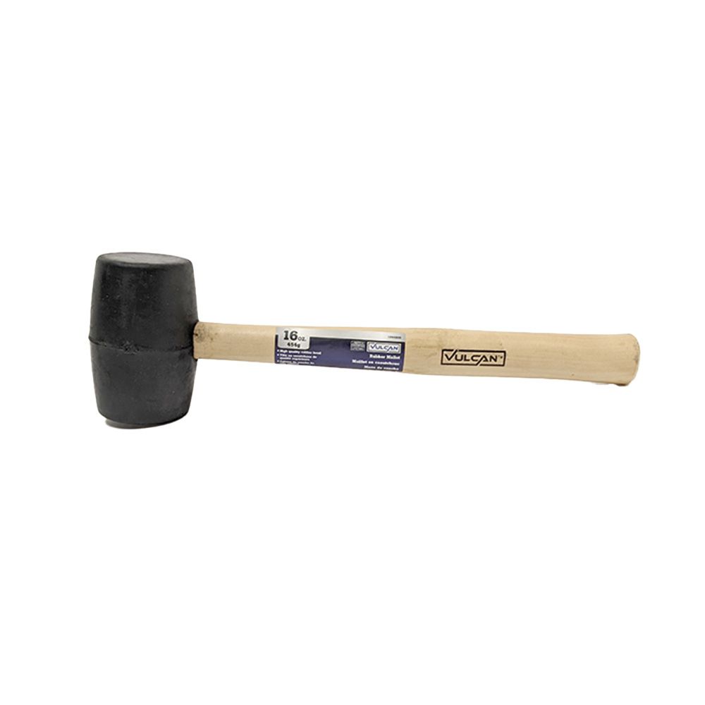 Rubber Mallet 16 Oz Blk