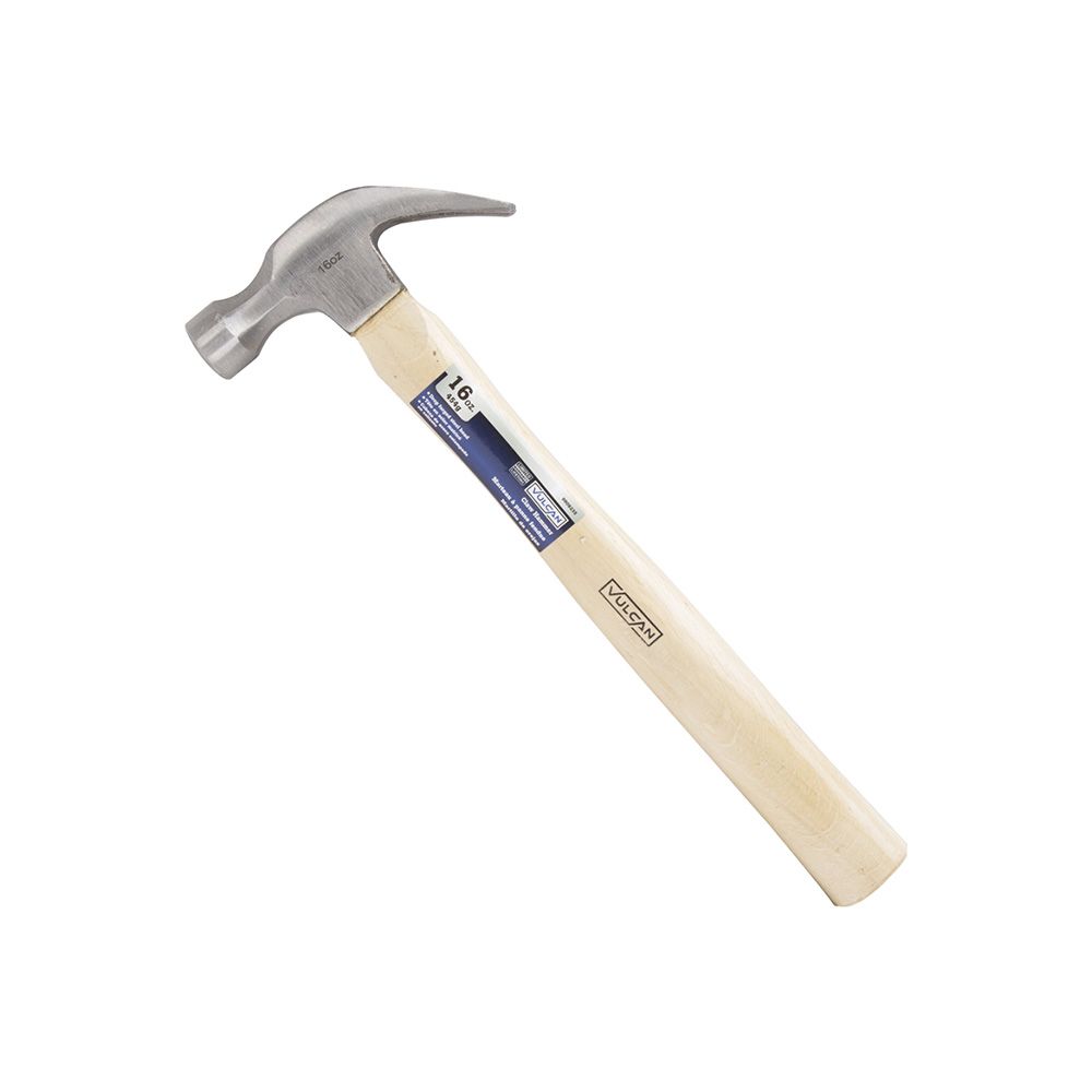 Vulcan Wood Handle Claw Hammer 16 Oz
