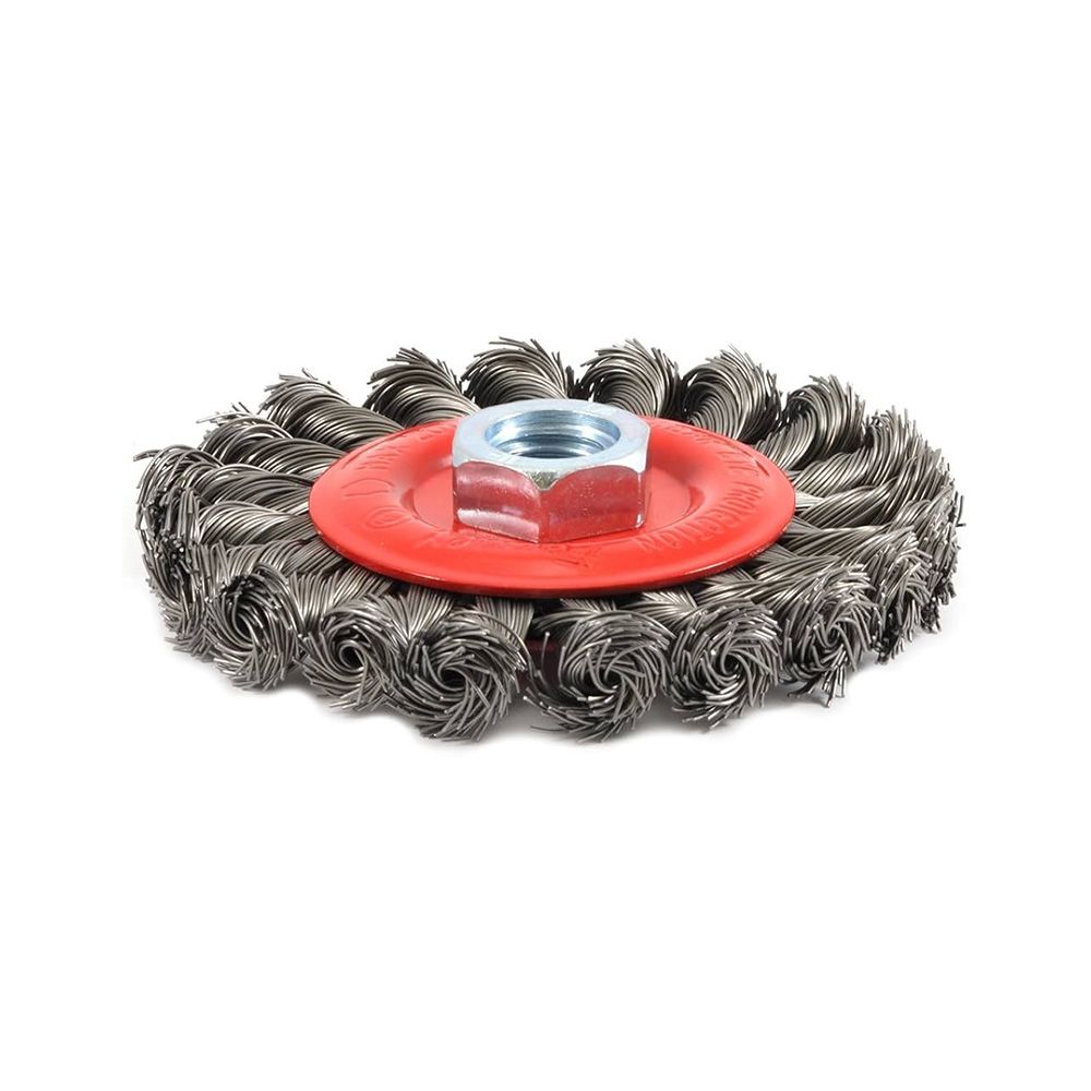 WIRE BRUSH WHEEL 4" BROWN
