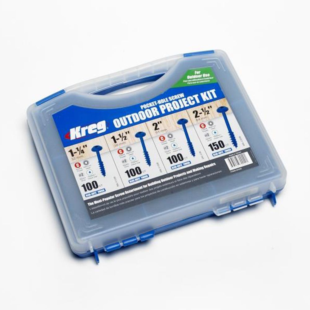 Kreg Screws Kit 450 Piece Blue Kote