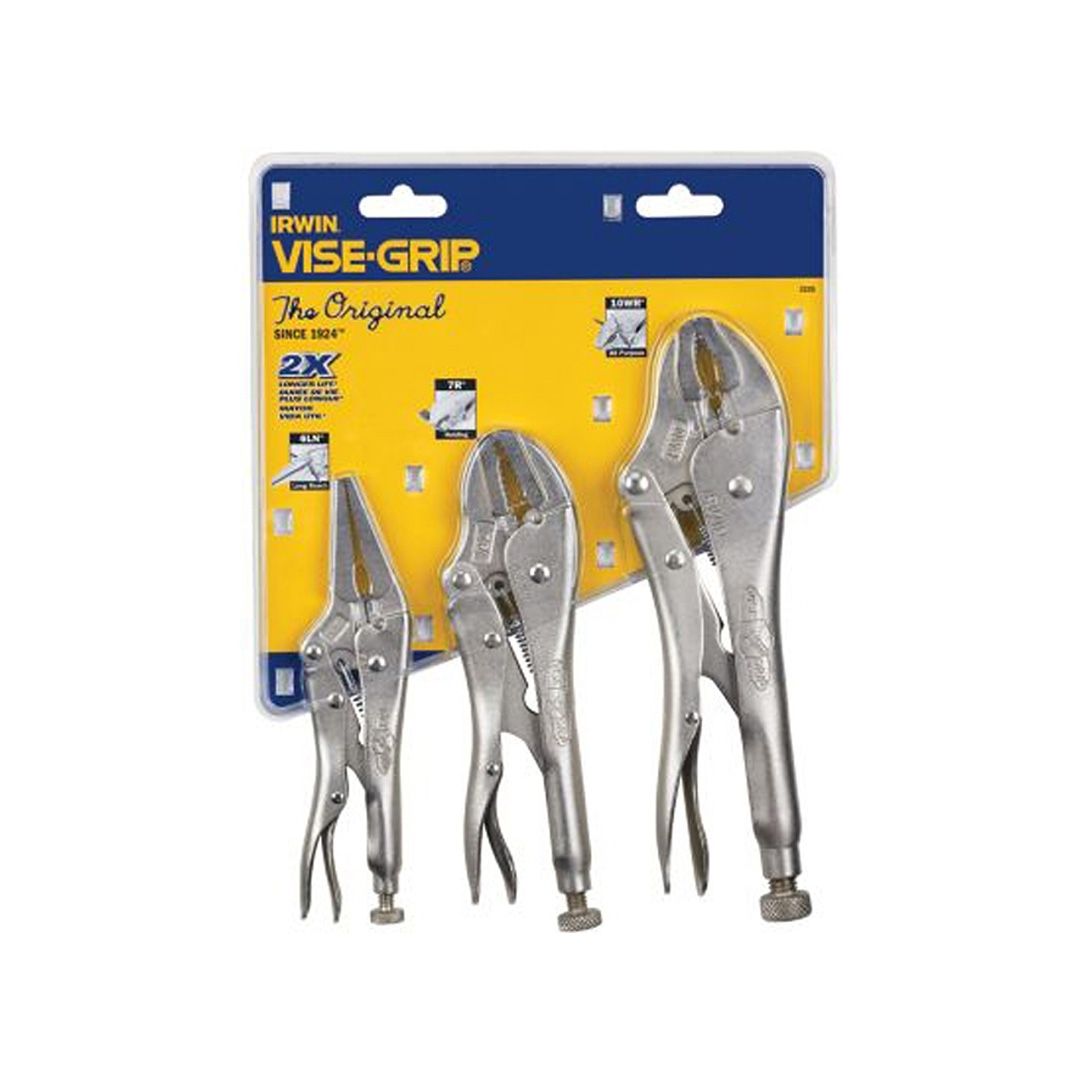 Locking Pliers 3 Pc Alloy Steel 323S