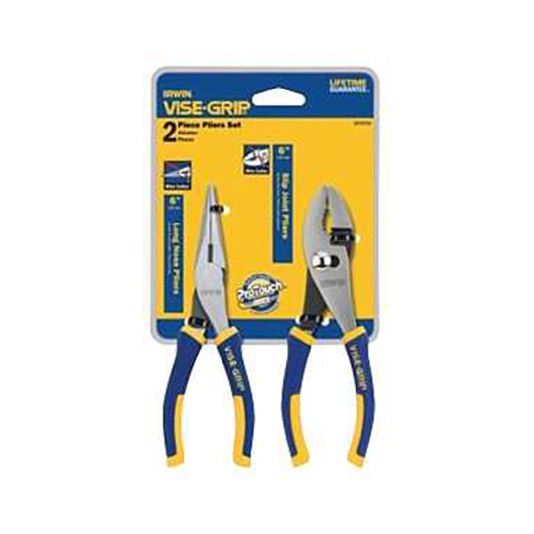 Pliers Set 2 Pc Nickel Irwin 2078702