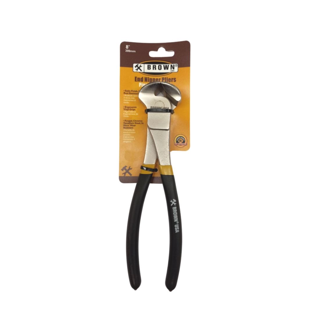 Brown Nipper Pliers 8 In