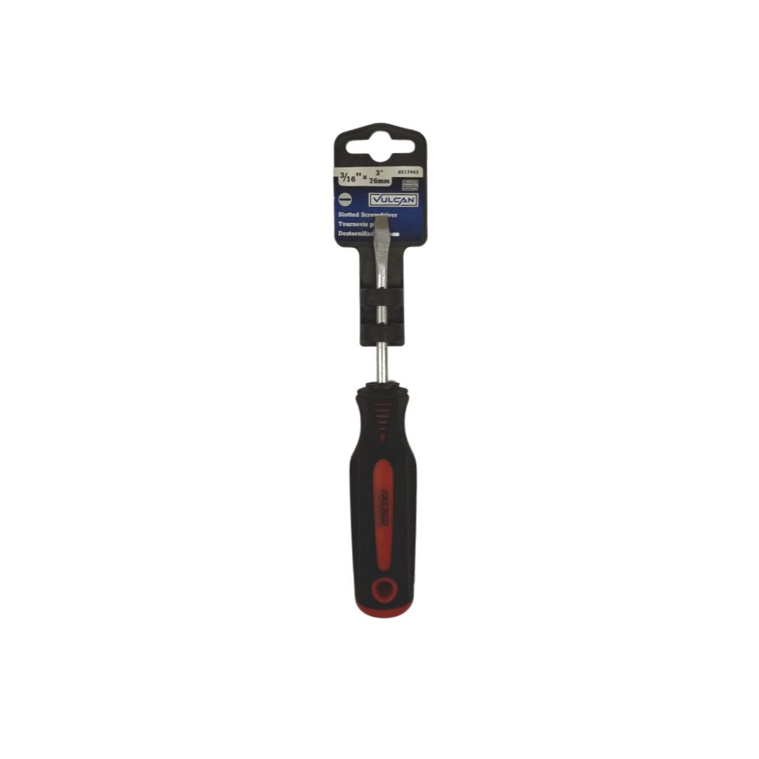 Vulcan Rubber Fh Screwdriver 3/16 In X 3 In