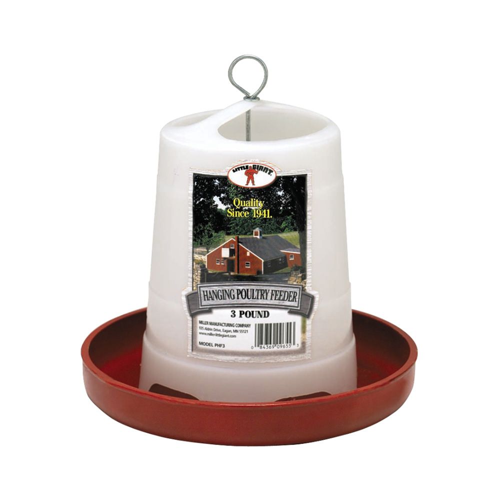 Plastic Poultry Feeder 3 lbs