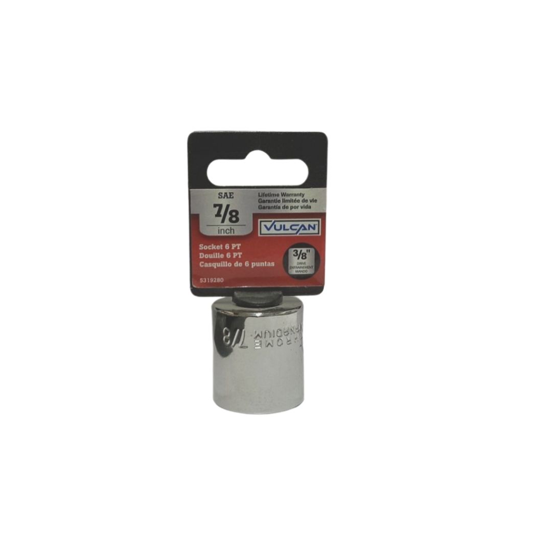 Vulcan 3/8 Drive 6 Pt Socket 7/8 In