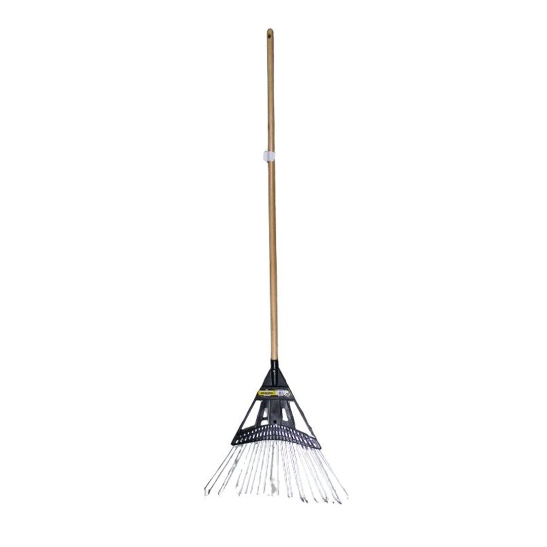 Brown USA METAL LEAF RAKE W-HANDLE 48IN 1 BRAG1026