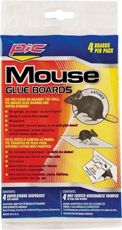 Mouse/Rat Glue Trap 4 Pk