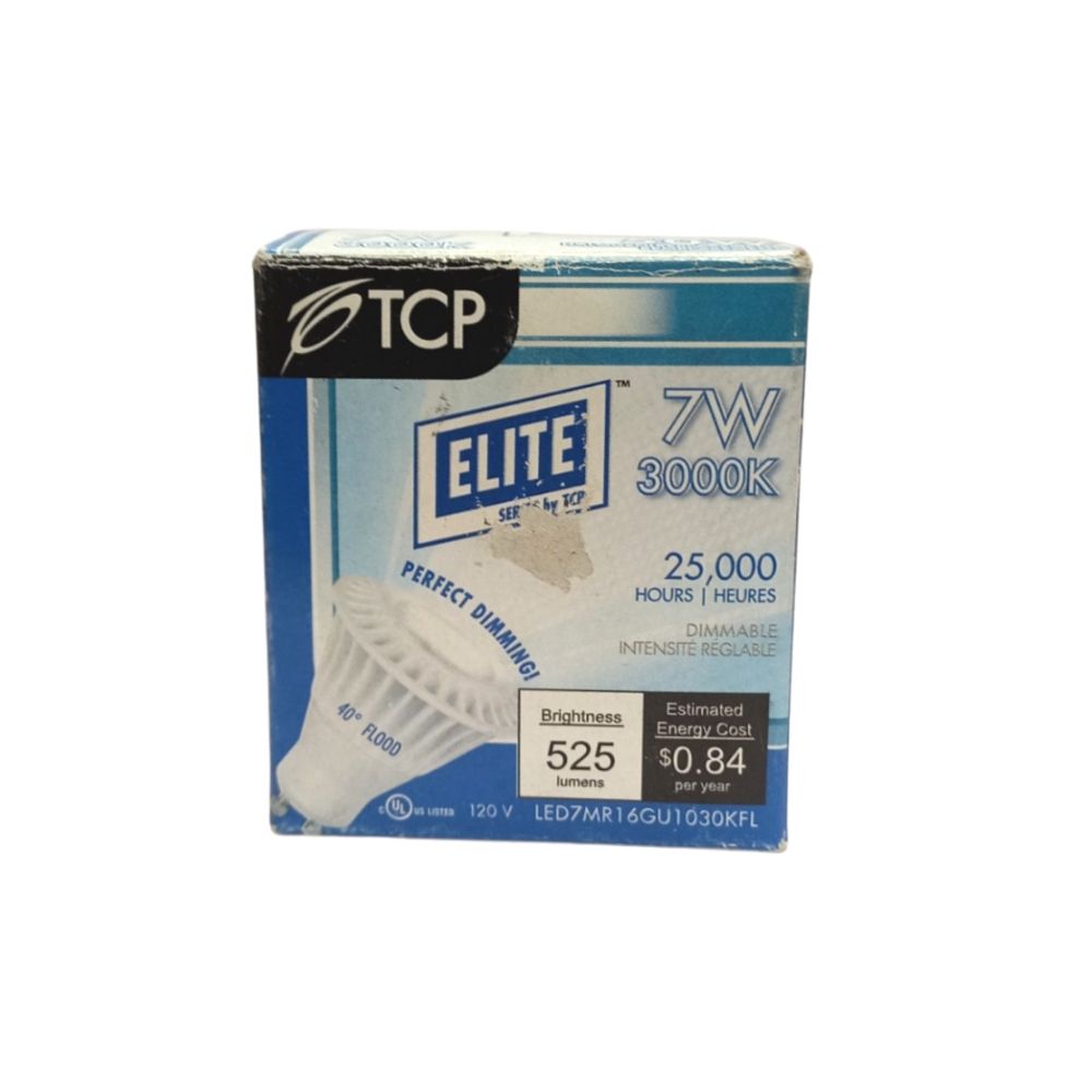 7W 30K Mr16 Gu10 Led Flood Lamp