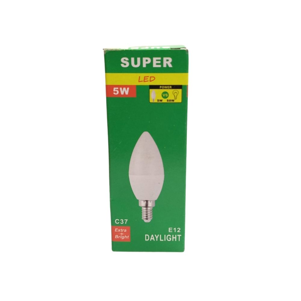 5W 64K E12 C37 Led Candle Light Bulb