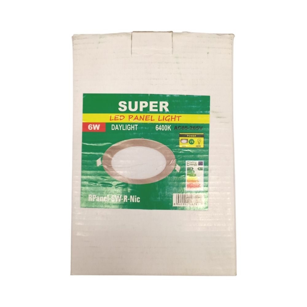 6W 6.4K Led Downlight 4 In Nickel