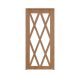 Mahogany Diamante Frosted Door 32 In X 80 In