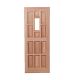 Mahogany Vision Elizabethan 12P Door 36 In X 80 In X 1 3/4 In