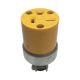  125V 20A 3 Pin Female Plug Ylw