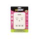  Getpower 5 Outlet Usb Charger Wht GP-DIS-2TACWP