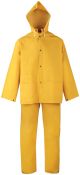  Large Heavy Duty Rain Coat Ylw 3 Piece