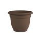 Ariana Planter Eight Inch Chocolate 1 Each