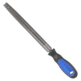 Half-Round File With Rubber Grip 8 In