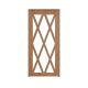 Mahogany Diamante Frosted Door 32 In X 80 In