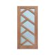  Mahogany Modern Diagonal 9L Door 32 In X 80 In