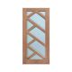  Mahogany Modern Diagonal 9L Door 36 In X 80 In