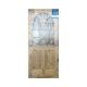  Knotty Pine French Cathedral Door 28 In