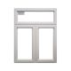  Meridian 2Spo 1Tpo Pvc No Grid Casement Window 36