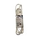  Flat Plug Extension Cord 10 Ft Wht