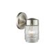  1L 60W Satin Nickel Outdoor Fixture