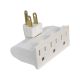  15A 3 Outlet Swivel Power Tap