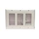  Decora Switch Plate Wht 3G CYG