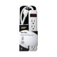  6 Outlet 18In Power Strip Wht