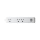  3 Outlet 300J Surge Strip