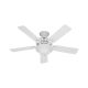  Hunter Ceiling Fan 52 In Wht 28439