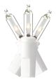  Icicle Xmas Light Set Wht