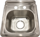  Brown S-Steel Bar Sink 15 In X 15 In X 6 In