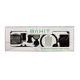 Bathroom Assorted Set 7 Pieces Black Aluminum