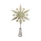 XMAS TREE TOP SNOWFLAKE WHITE