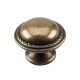  Spanish Brass Flat Cabinet Knob 30mm